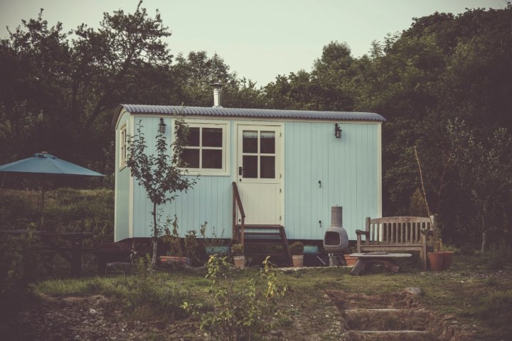 Tiny house pour hébergement d'urgence rapide.